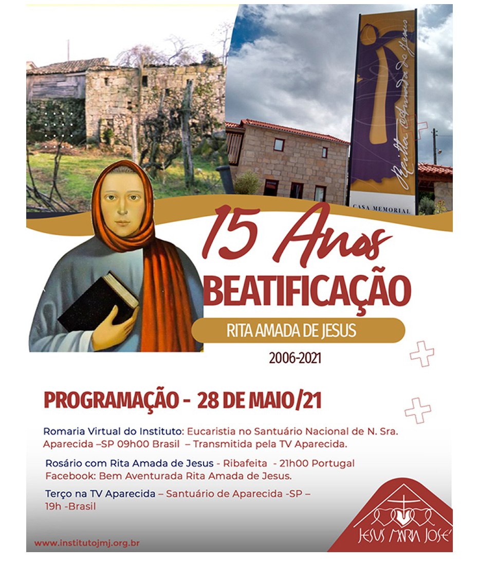 15 Anos Beatificação Rita Amada de Jesus