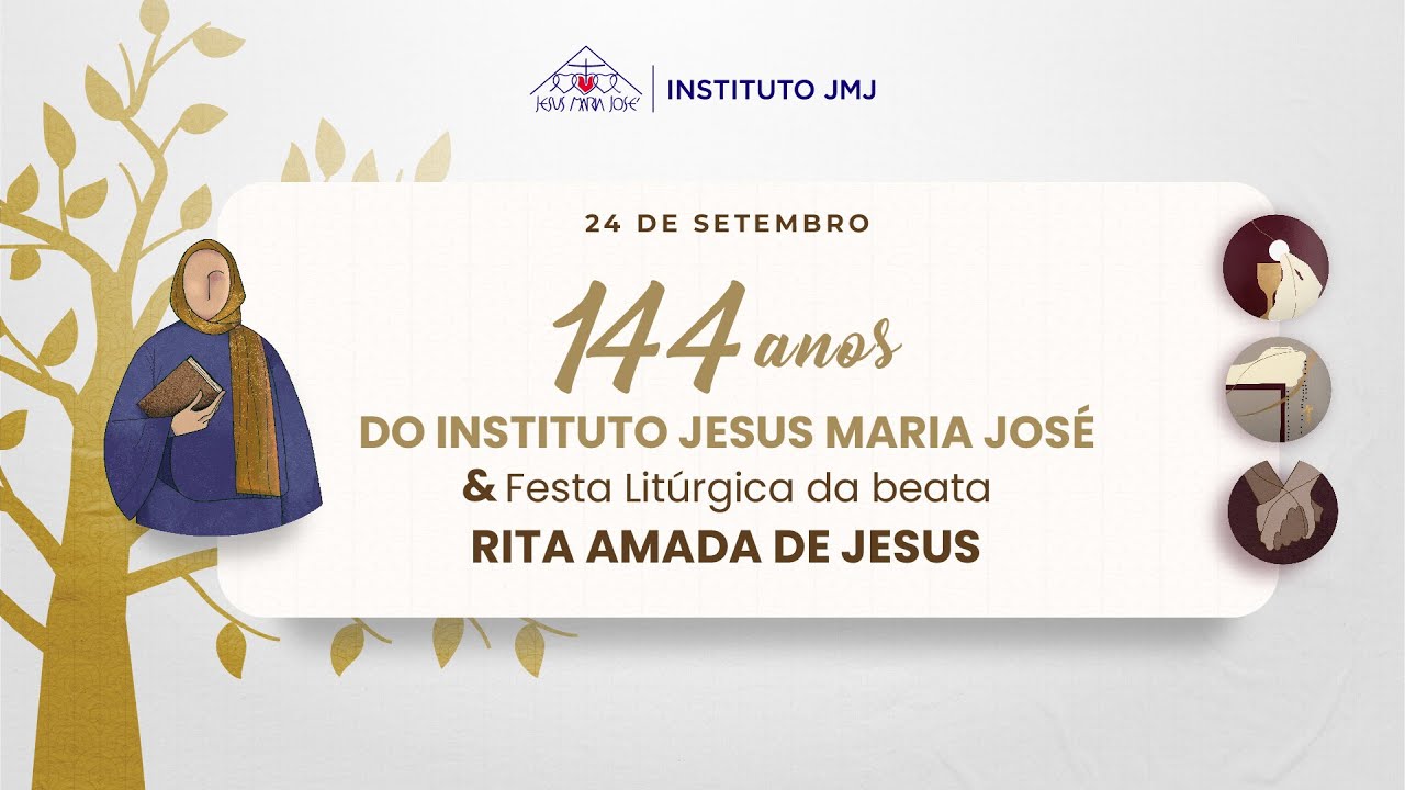 Chamada para a Live “Frente a Frente com a Beata Rita Amada de Jesus”